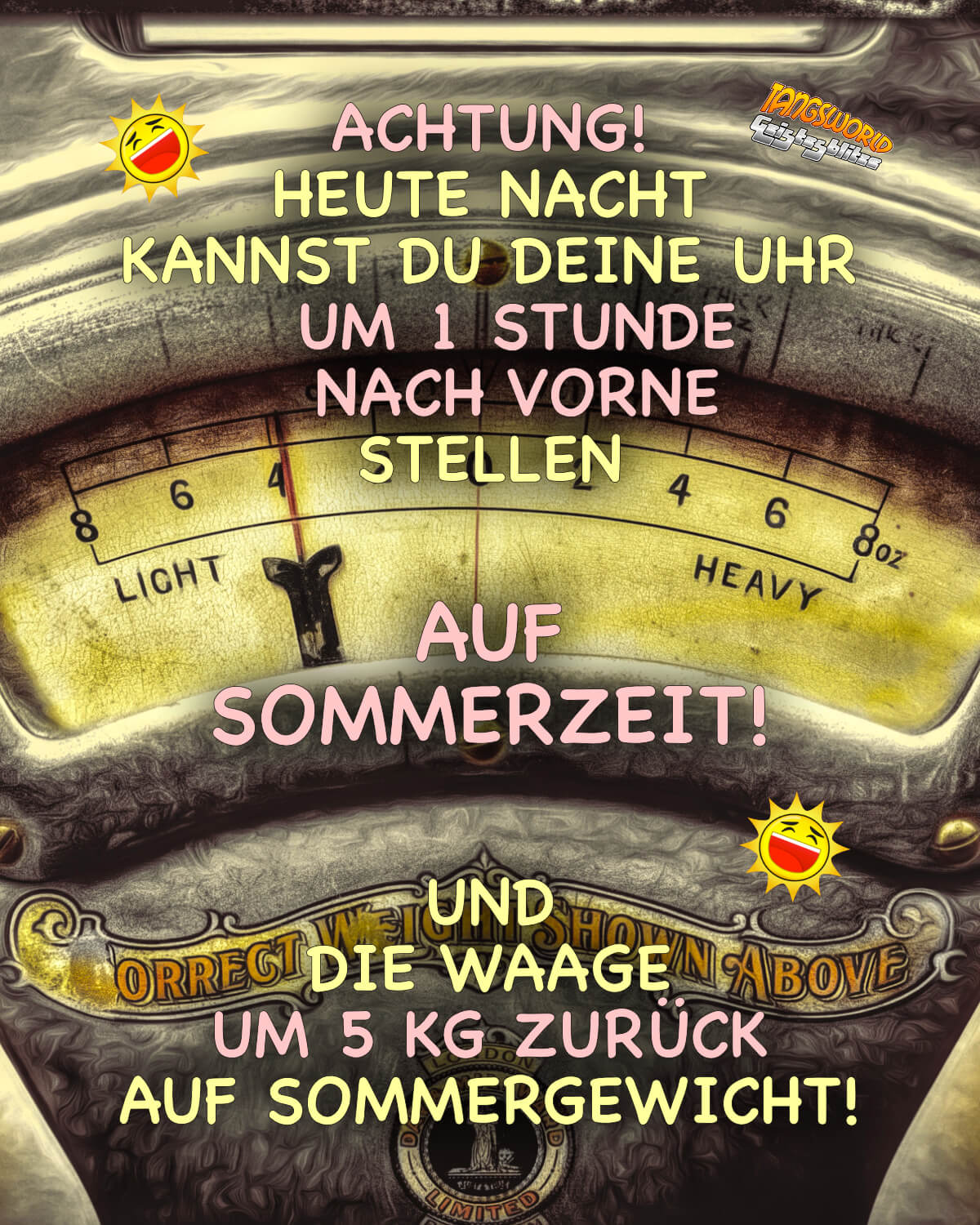 Geistesblitze Sommerzeit Tangsworld